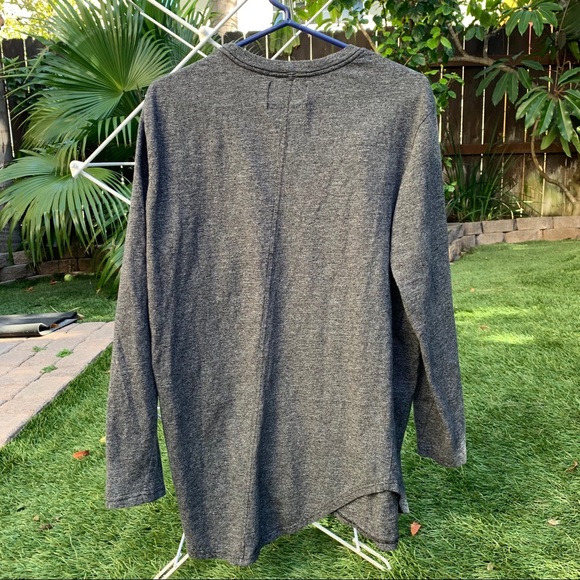 Pacsun grey pinstripe long sleeve tee - Picture 2 of 3